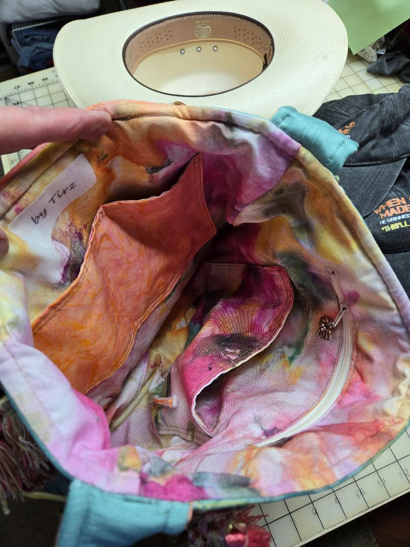 Shoulder Bag Tea and Peach Boho