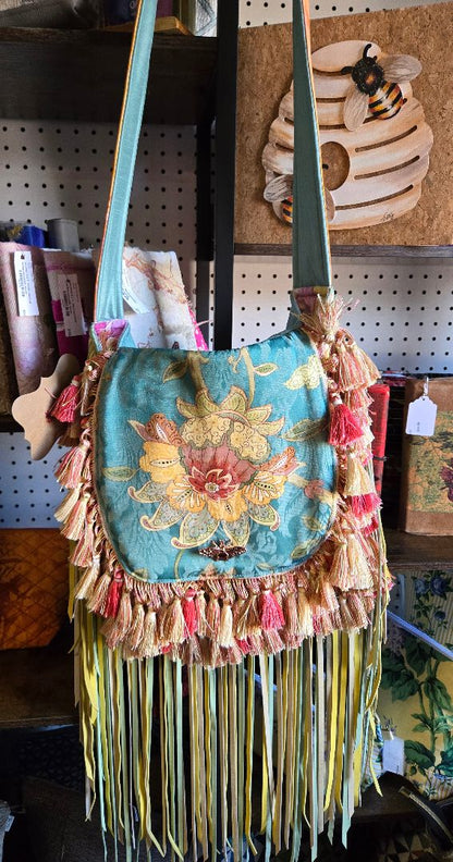 Shoulder Bag Tea and Peach Boho