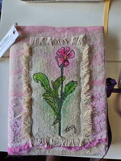 Journal 5 x 7- hand painted w/Removeable cover