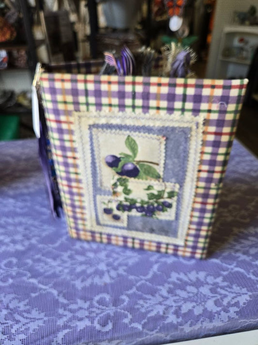 Junk Journal- Reccipe- Purple