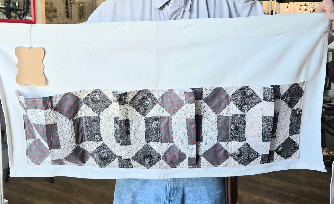 Apron- short 3 pocket patchwork