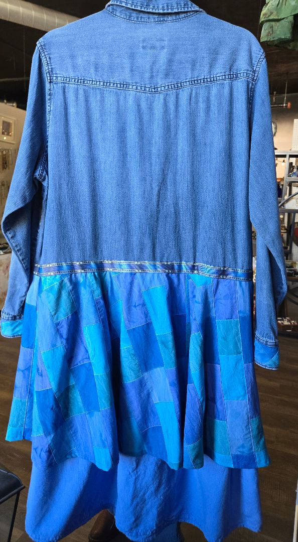 Denim and Blue Patchwork ssDre