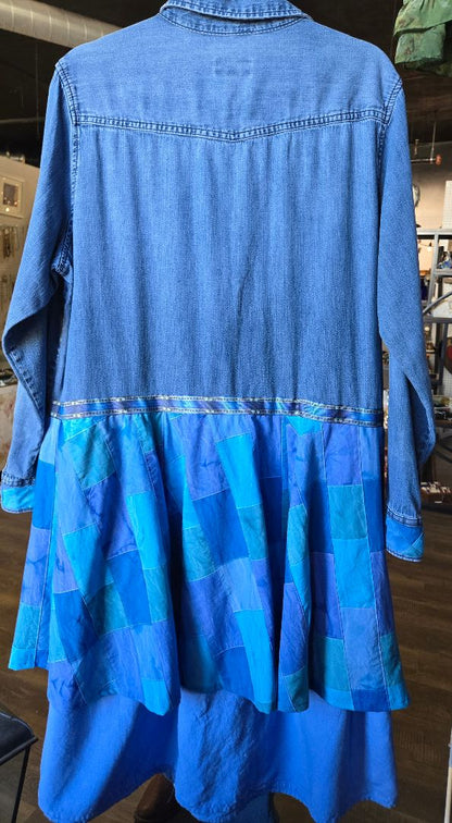 Denim and Blue Patchwork ssDre