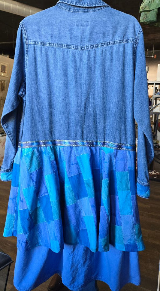 Denim and Blue Patchwork ssDre