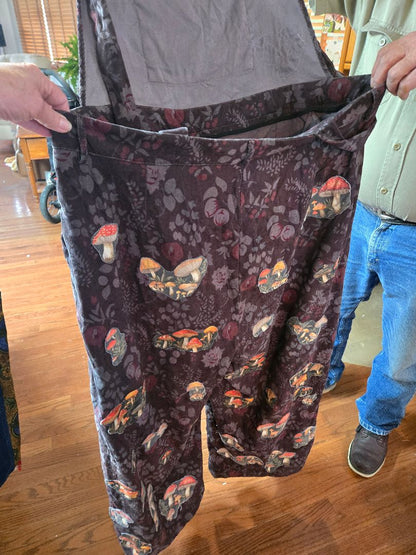 brpwn  Overalls Corduroy Mushroom, 4XL