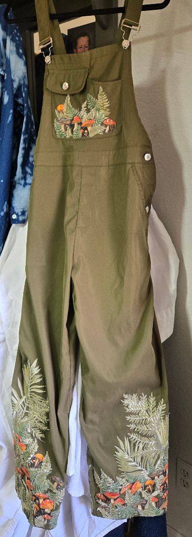 Overalls Corduroy Mushroom, S