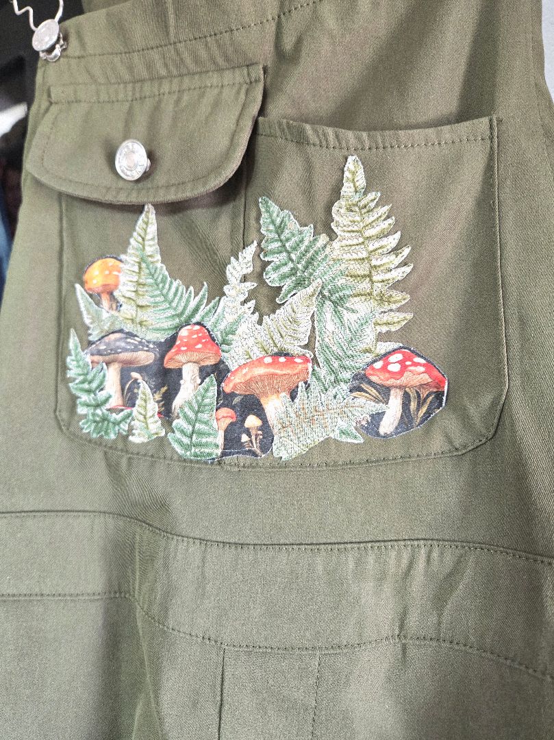 Overalls Corduroy Mushroom, S
