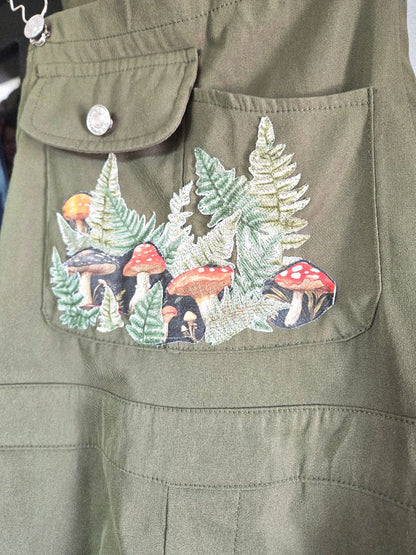 Overalls Corduroy Mushroom, S