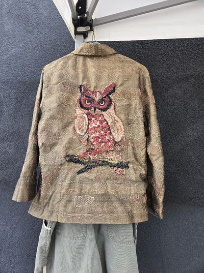 Chico's Jacket- Owl Silk Poly, 1