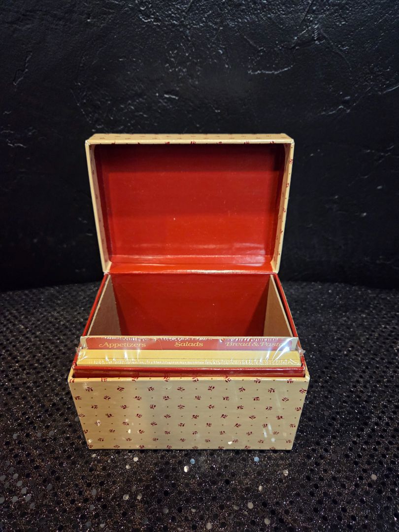 Vintage Avon Country Recipe Box