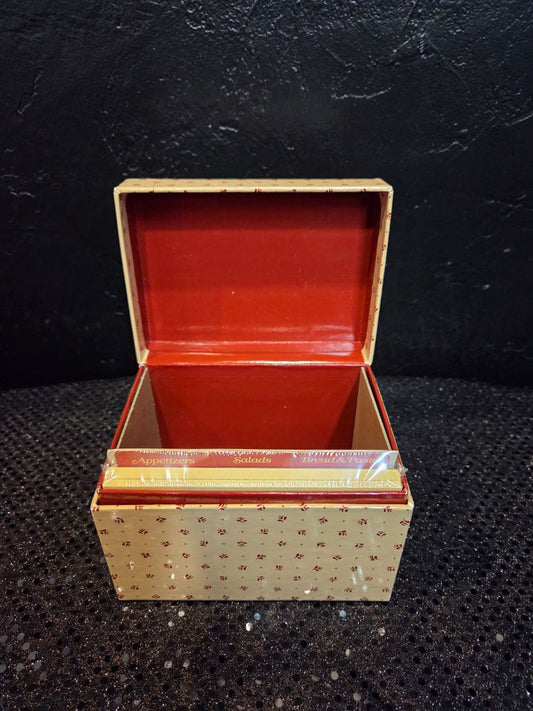 Vintage Avon Country Recipe Box