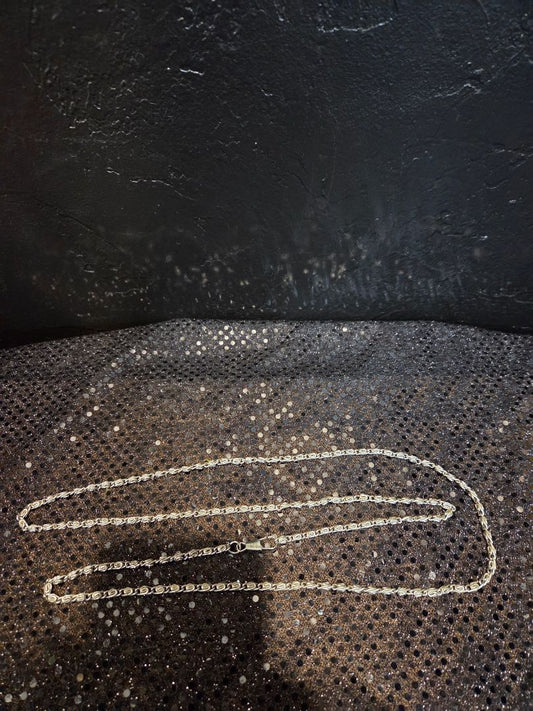 Silver Toned Pocket Watch Chain