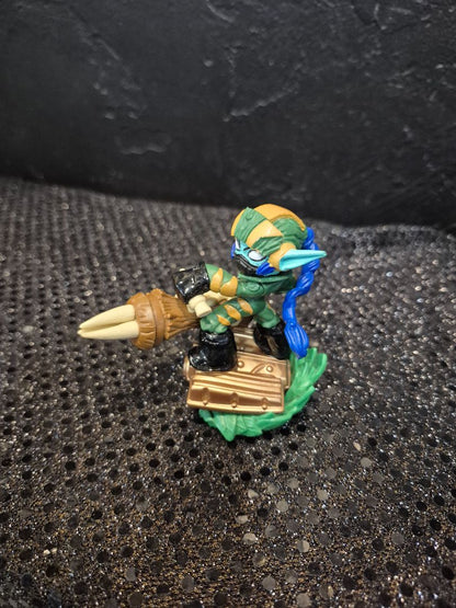 Skylander Supercharger Super Shot Stealth Elf Life Figure