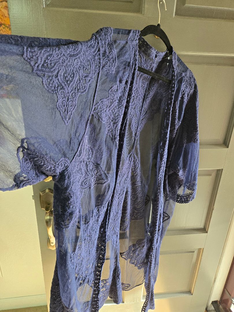 Duster lacey blue