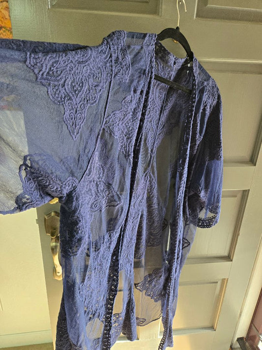 Duster lacey blue
