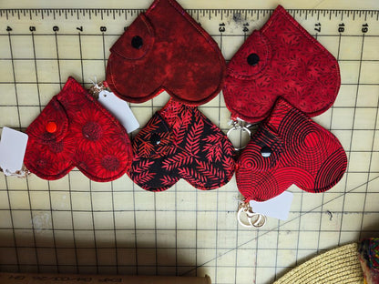 Heart CC clip on pouch