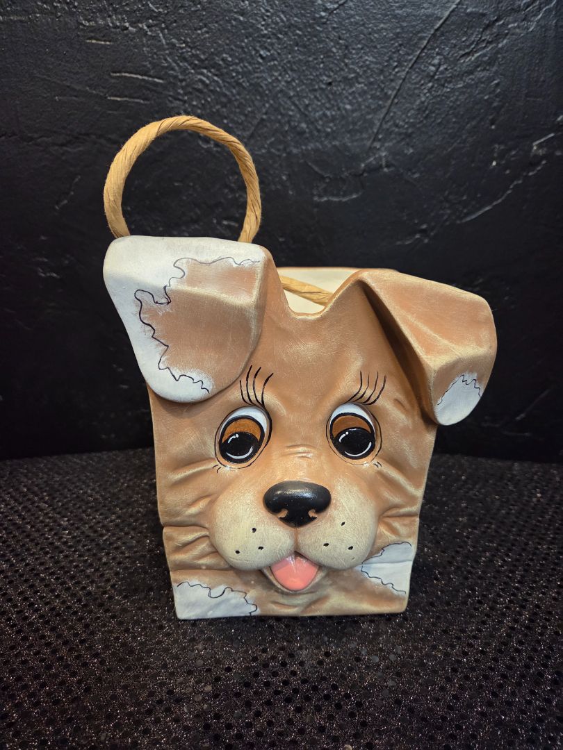 Dog Ceramic Planter