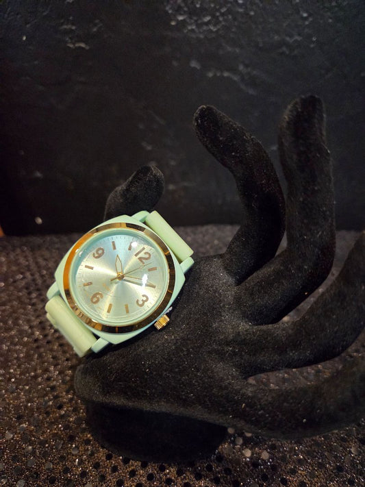 Watch Quartz Sea Mist Green Watch Japan