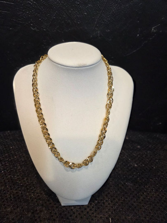 Jewelry Napier 18 inch Gold Chain Link within Link