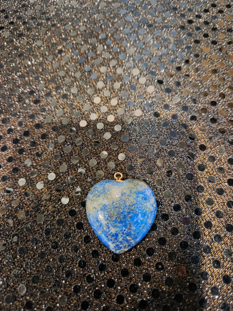 Jewelry Lapis Lazuli Heart Pendant