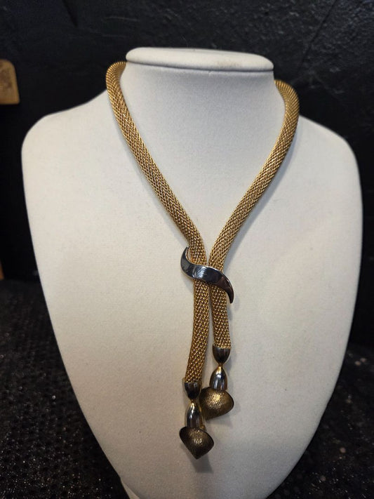 Vintage Gold Tone Lariat