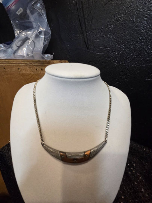 Jewelry Bravi Pewter and Copper Necklace
