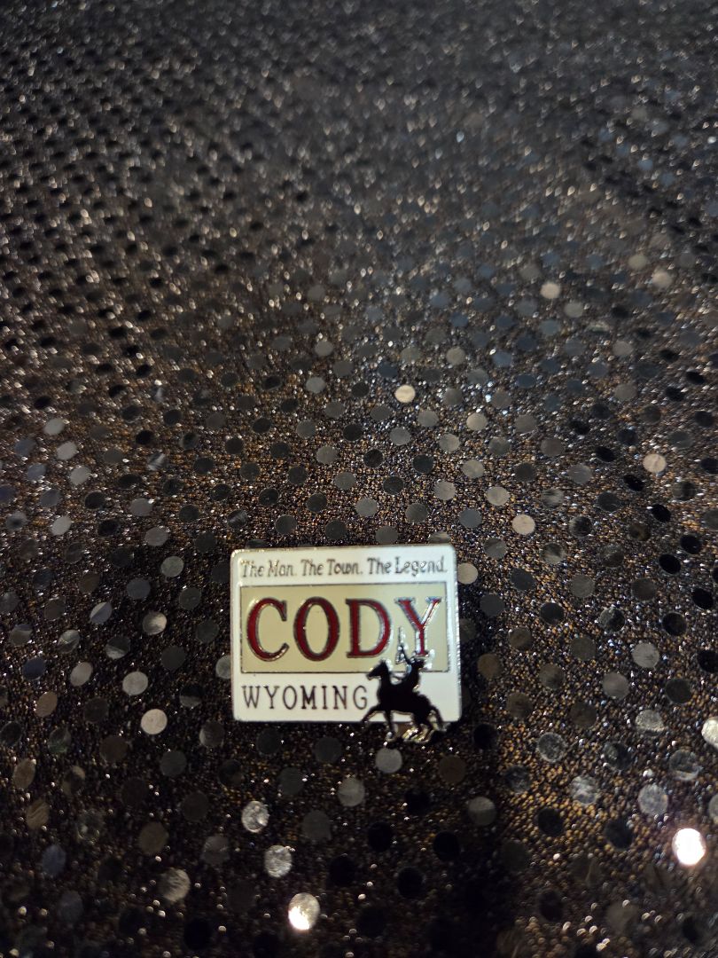 Cody Wyoming Lapel Pin Buffalo Bill