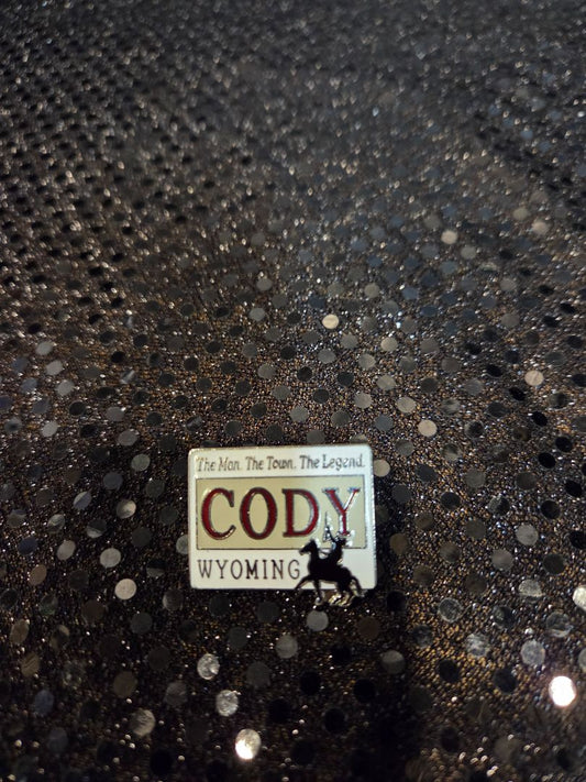 Cody Wyoming Lapel Pin Buffalo Bill