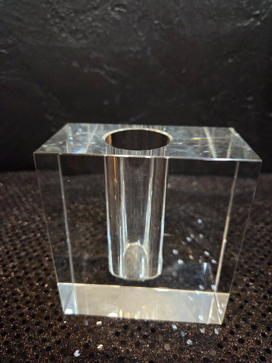 Modern Crystal Bud Vase