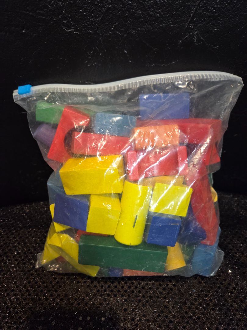 Toy Bag of Wood Blocks