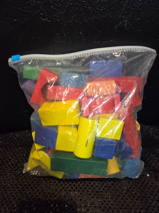 Toy Bag of Wood Blocks