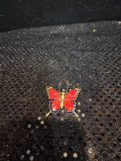 Jewelry Enamel Butterfly Brooch