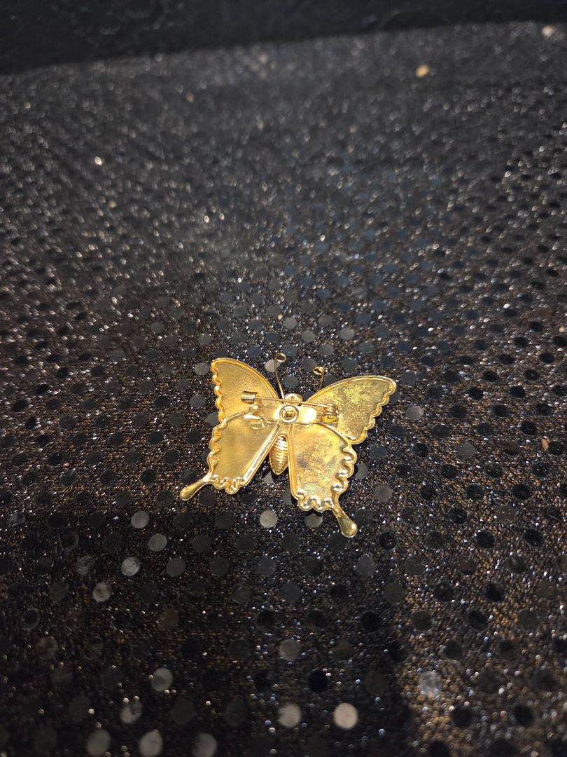 Jewelry Enamel Butterfly Brooch