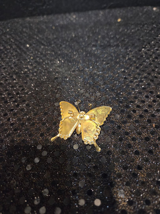 Jewelry Enamel Butterfly Brooch