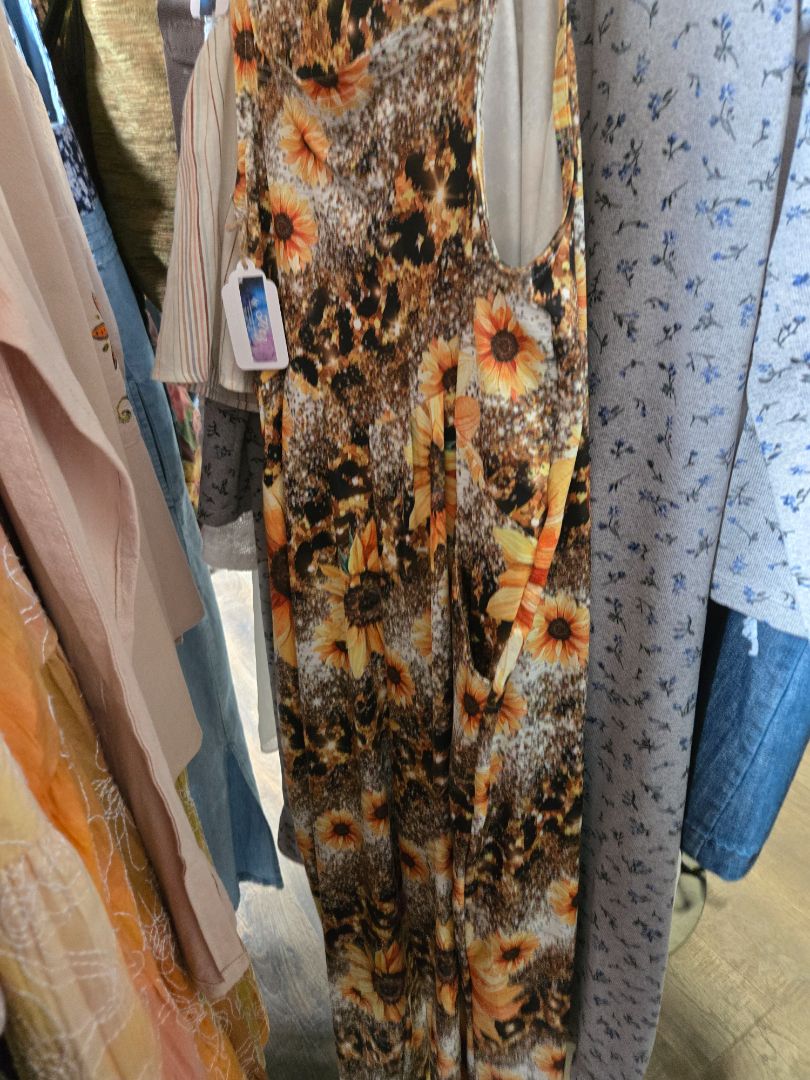 Romper sunflowers
