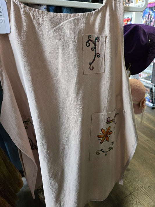 Apron w hand painting