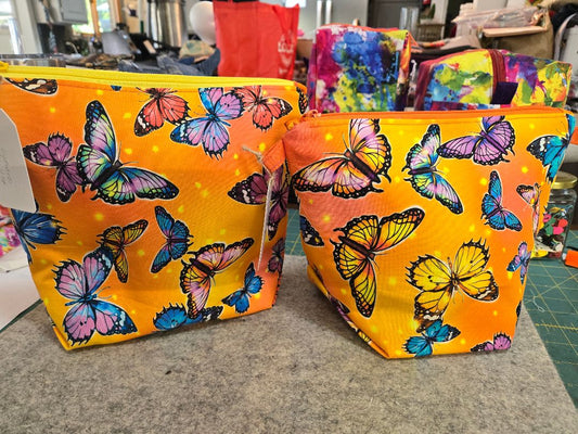Pouch tall butterfly