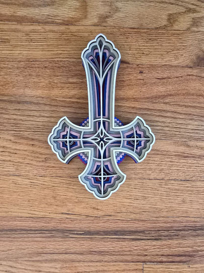 Wall M/L G Cross 9in
