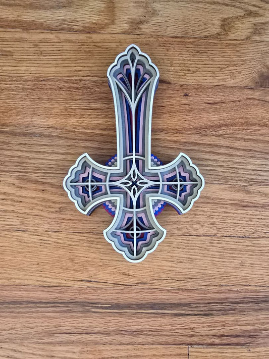 Wall M/L G Cross 9in