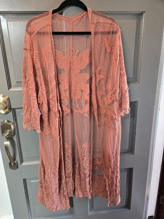 Duster Brown lace