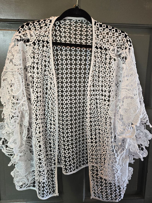 Cover up lace white