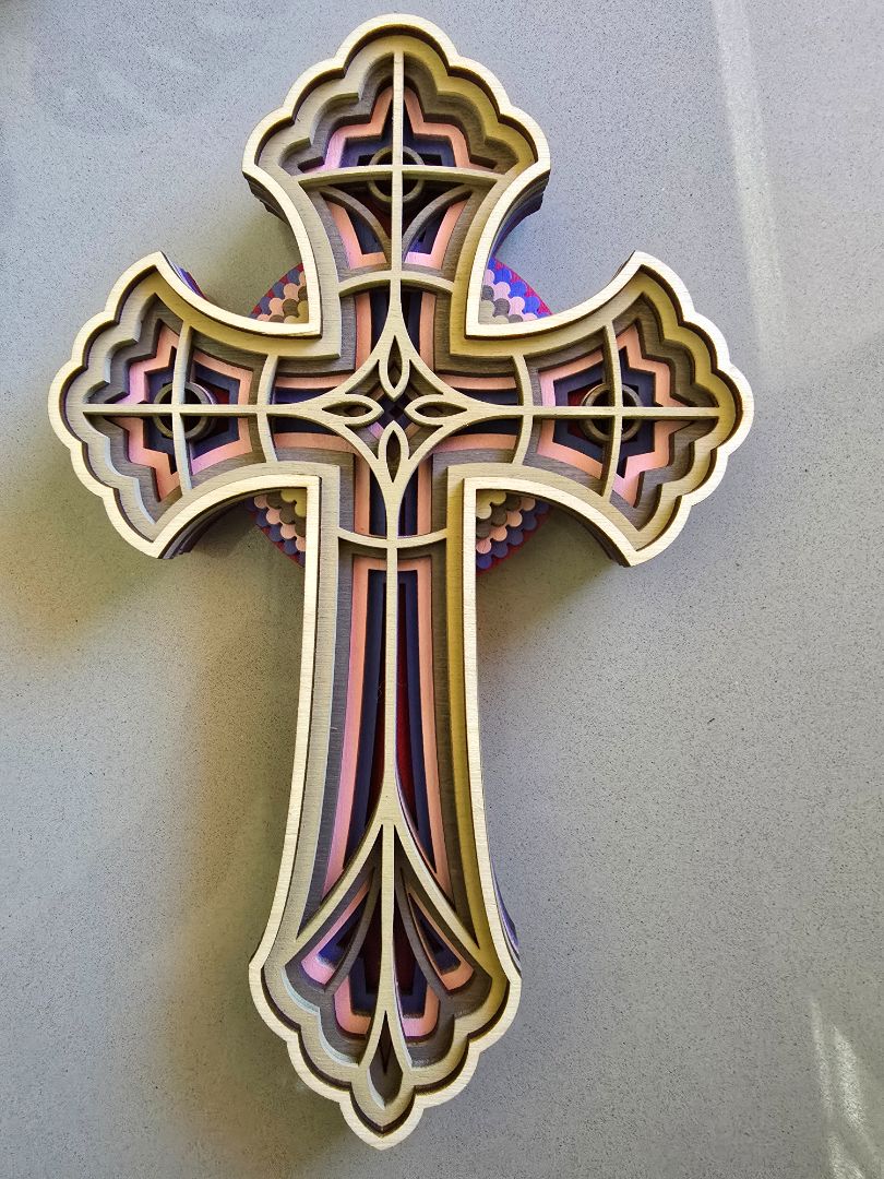 Wall M/L G Cross 9in