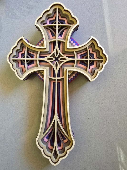 Wall M/L G Cross 9in