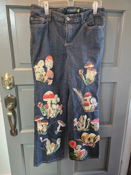 Jeans black mushrooms