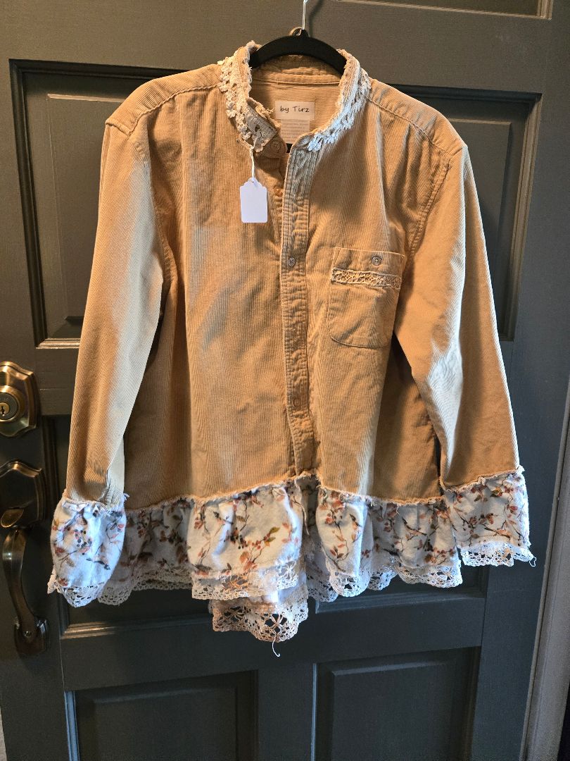 Shirt cord & flannel tan
