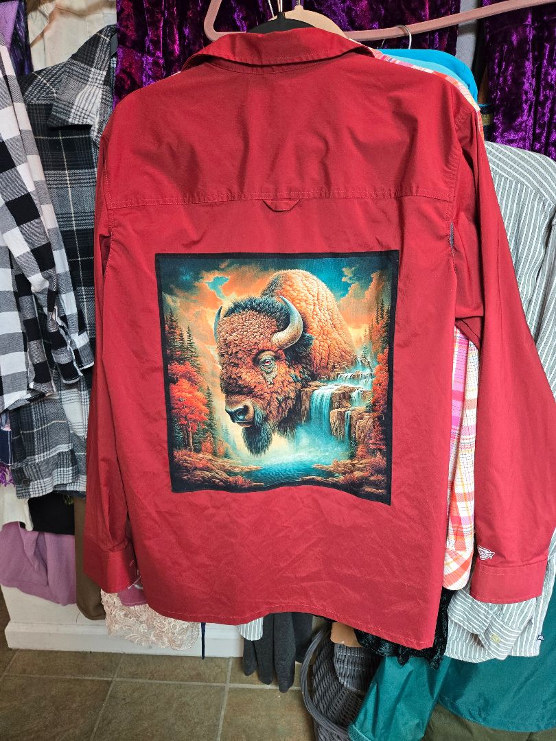 shirt rust buffallo