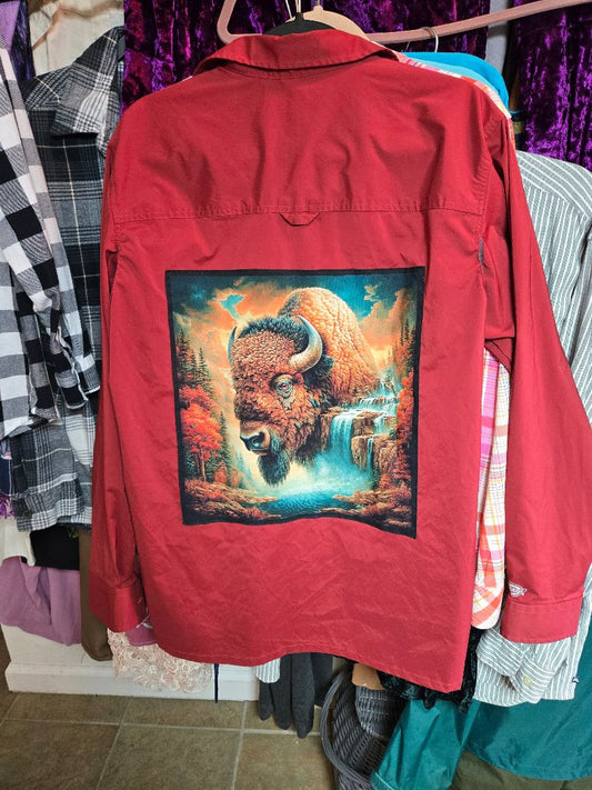 shirt rust buffallo
