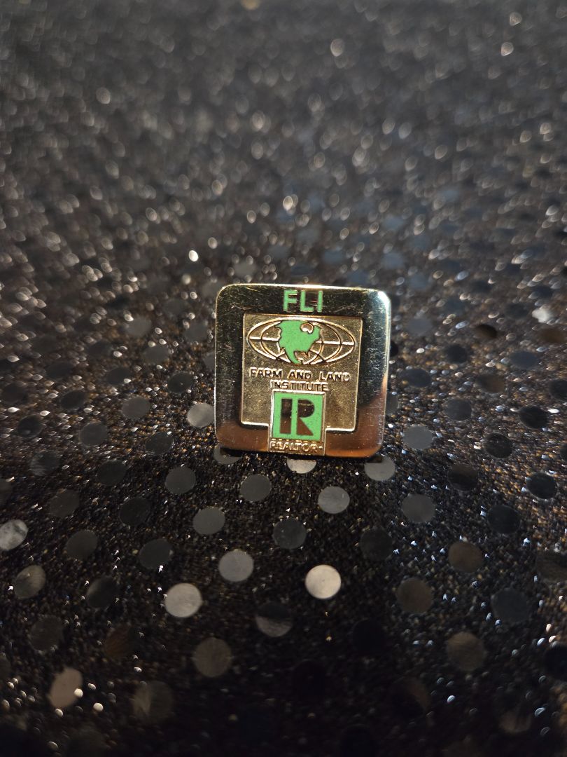 Vintage Lapel pin for the Farm and Land Institute