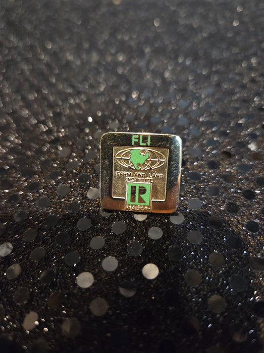 Vintage Lapel pin for the Farm and Land Institute