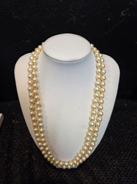Jewelry Faux Pearls double strand